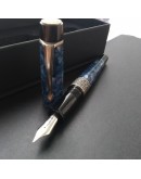 Celestial Blue Fountain Pen + 14K Gold Nib  